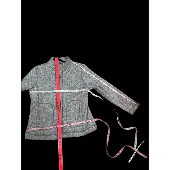TalBots Light Grey Jacket/Sweater, Size L - Picture 5 of 6